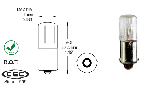 Bayonet base Neon Lamps